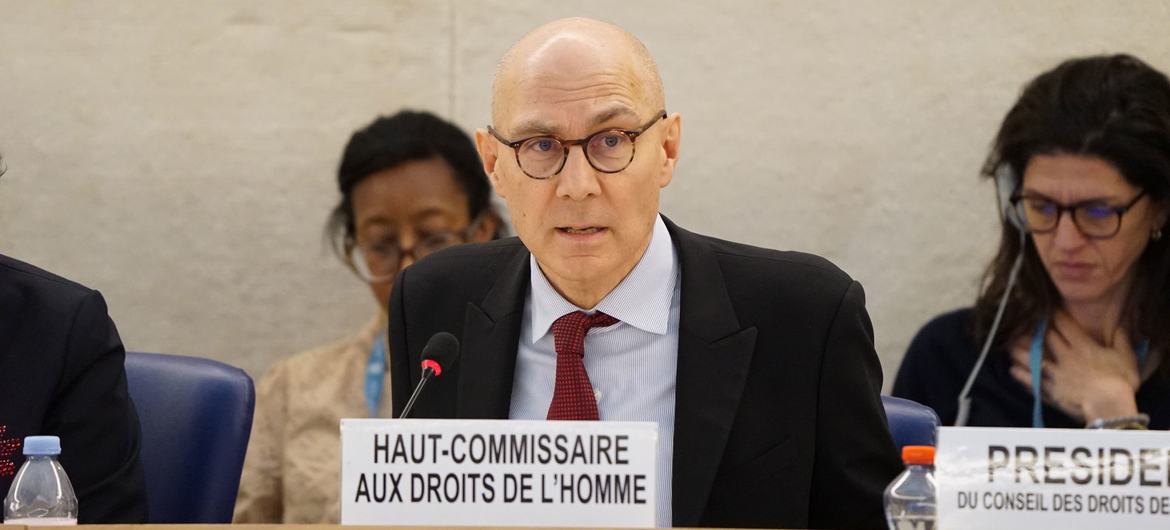 Volker Türk, UN High Commissioner for Human Rights, presents his latest report on the obligation to ensure accountability and justice in the Occupied Palestinian Territory. Volker Türk, UN High Commissioner for Human Rights, presents his latest report on the obligation to ensure accountability and justice in the Occupied Palestinian Territory.