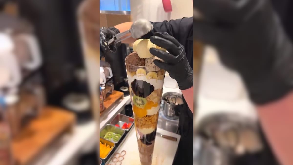 Harsh Goenkas Post Showing Massive Ice Cream Dessert Gets Internet Talking