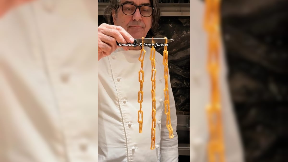 Watch: French Chef Crafts Intricate Chains Using Potatoes, Internet Applauds