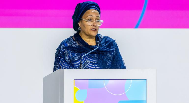 At G20 finance meetings in South Africa, UN deputy chief calls for reforms that back growth, curb debt