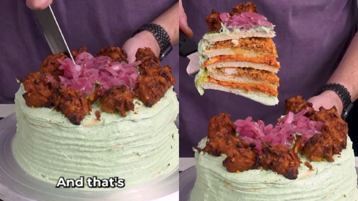 Watch: Chef Turns Chicken Tikka Masala Into A Cake, Leaves Internet Confused