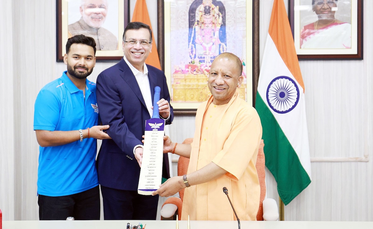 Lucknow Super Giants Team Meets UP Chief Minister Yogi Adityanath