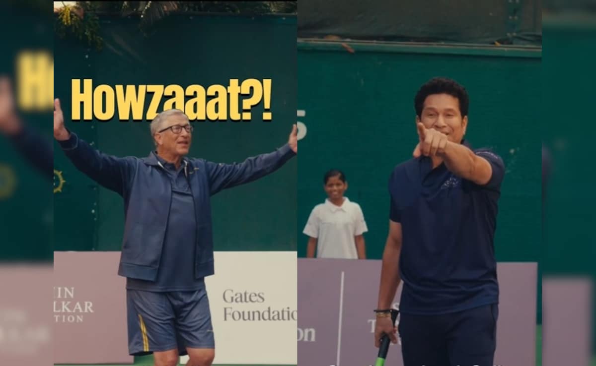 Sachin Tendulkar Plays ‘Crennis’ With Bill Gates, Microsoft Founder Stumped. Video Is Viral