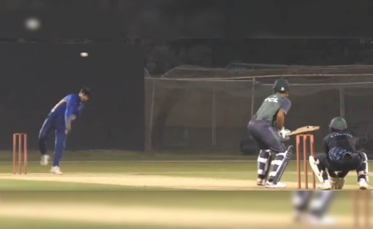 Pakistan Net Bowler Cleans Up Babar Azam, Internet Stunned. Watch