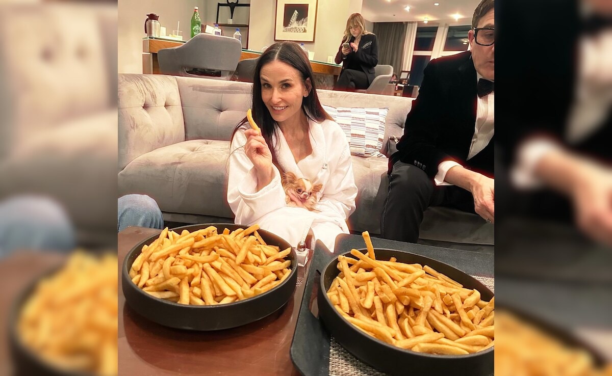 Demi Moore Feasts On Two Trays Of French Fries Post Oscars 2025 Loss