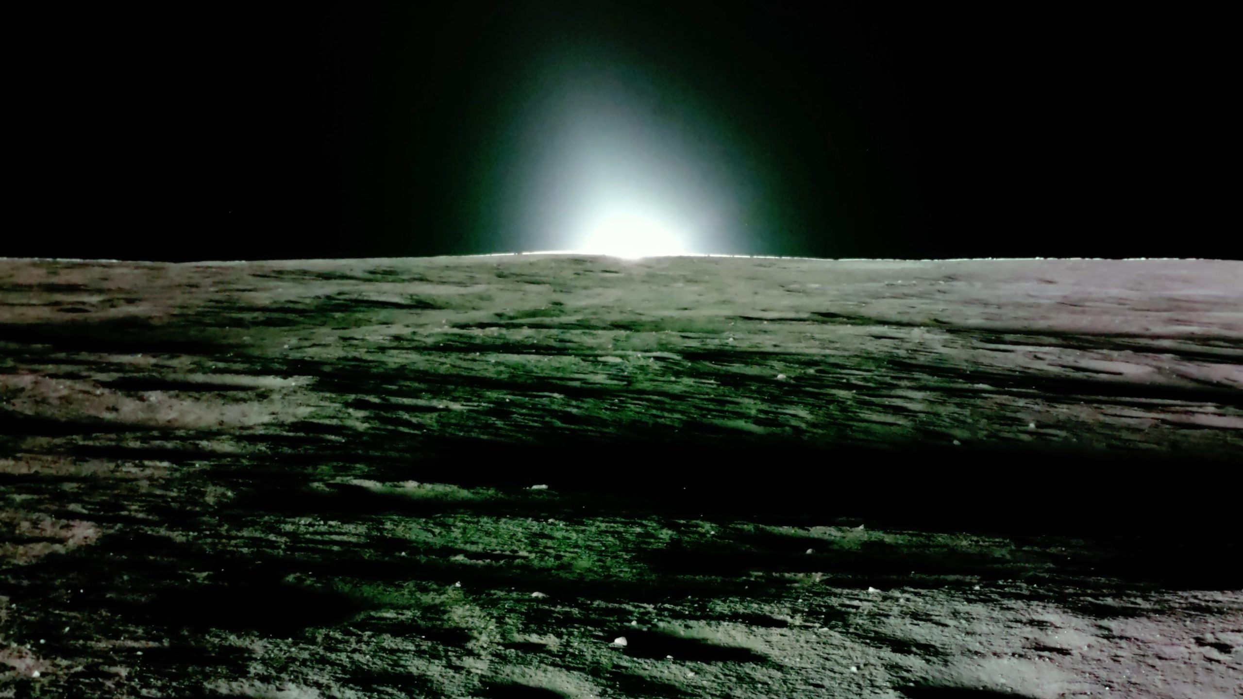 After delivering ten NASA science and technology payloads to the near side of the Moon through NASA’s CLPS (Commercial Lunar Payload Services) initiative and Artemis campaign, Firefly Aerospace’s Blue Ghost Mission 1 lander captured this image of a sunset from the lunar surface.