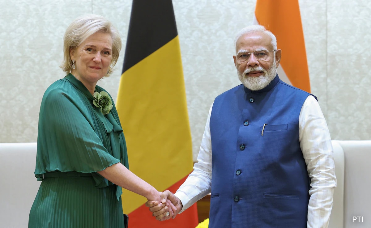PM Modi Meets Belgium’s Princess Astrid