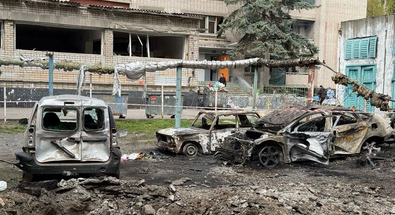 UN rights mission condemns civilian toll in deadly missile strikes on Ukraine