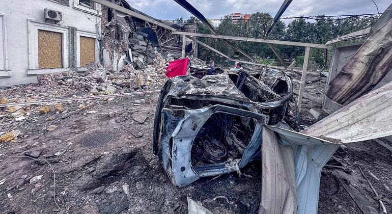 UN condemns deadly Russian strikes on Ukrainian capital as civilian toll mounts
