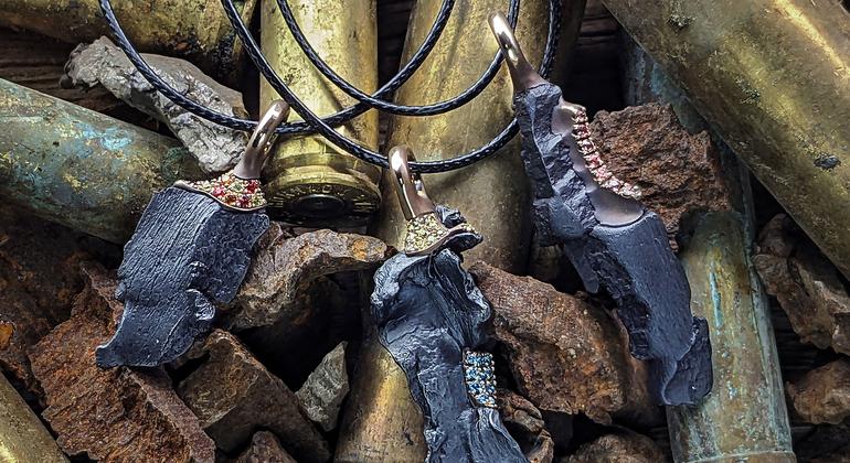 From bombs to beauty: ‘Every piece tells a story’