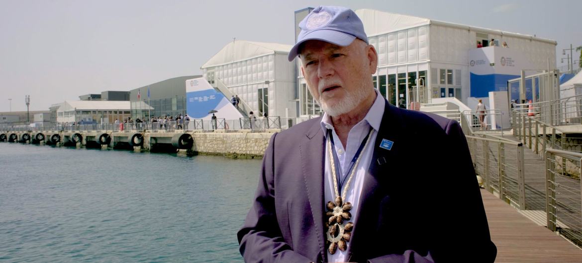 Peter Thomson, the UN Secretary-General’s Special Envoy for the Ocean, talks to UN News. Peter Thomson, the UN Secretary-General’s Special Envoy for the Ocean, talks to UN News.