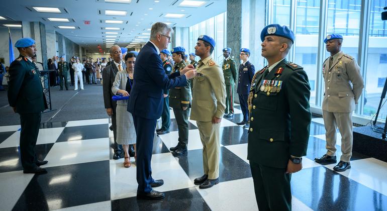 UN honours peacekeepers’ service and sacrifice
