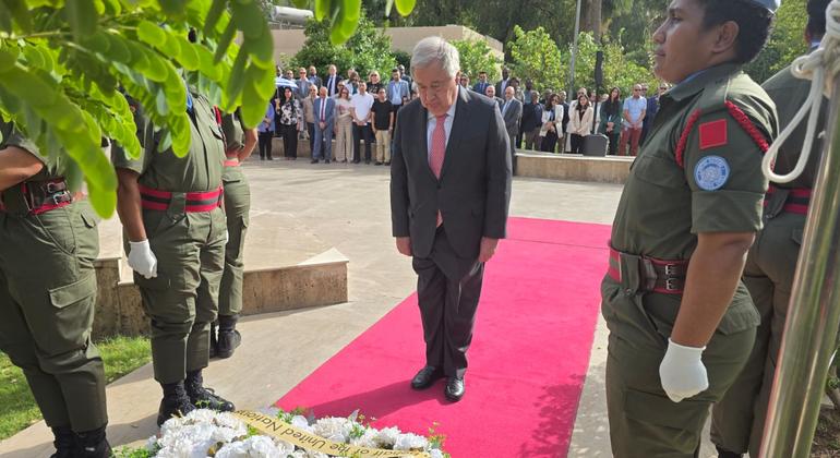 In Baghdad, Guterres affirms UN will never forget staff killed in Canal Hotel attack