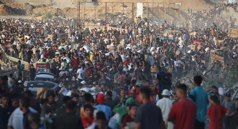 UNICEF deplores ‘unconscionable’ killing of families lining up for aid in Gaza