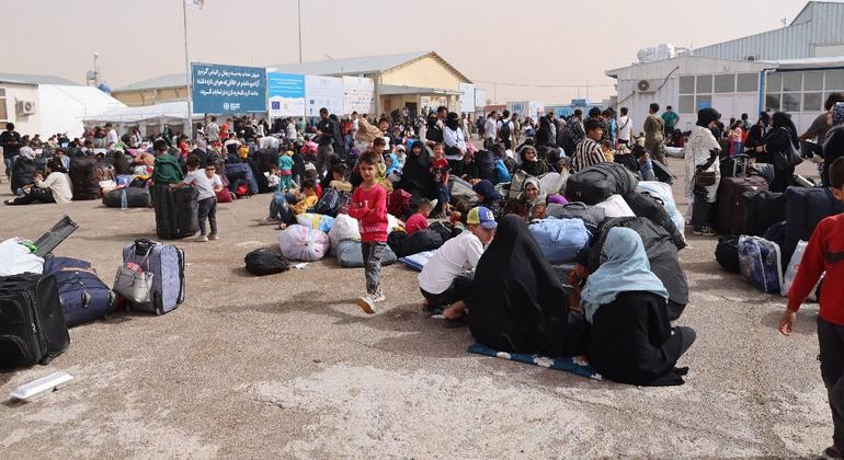 Desperate Afghan refugees return to an unfamiliar home