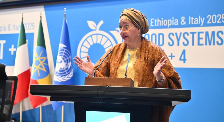 Deputy UN chief urges bold action to transform food systems at global summit in Addis Ababa