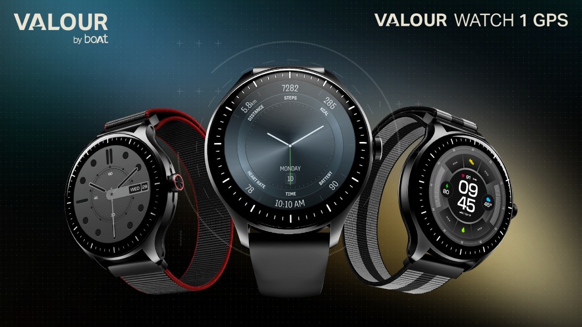 Boat Valour Watch 1 GPS Launched in India With Up to 15 Days of Battery Life: Price, Features