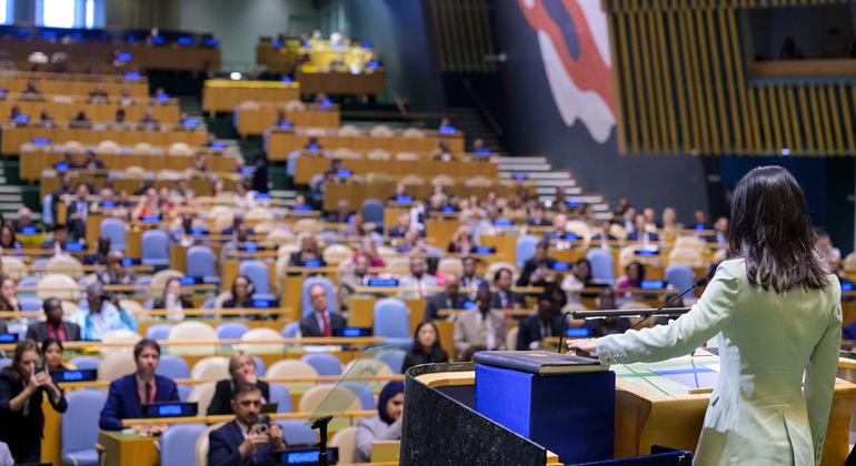 ‘No ordinary session’: Baerbock opens UN General Assembly with call for courage and reform