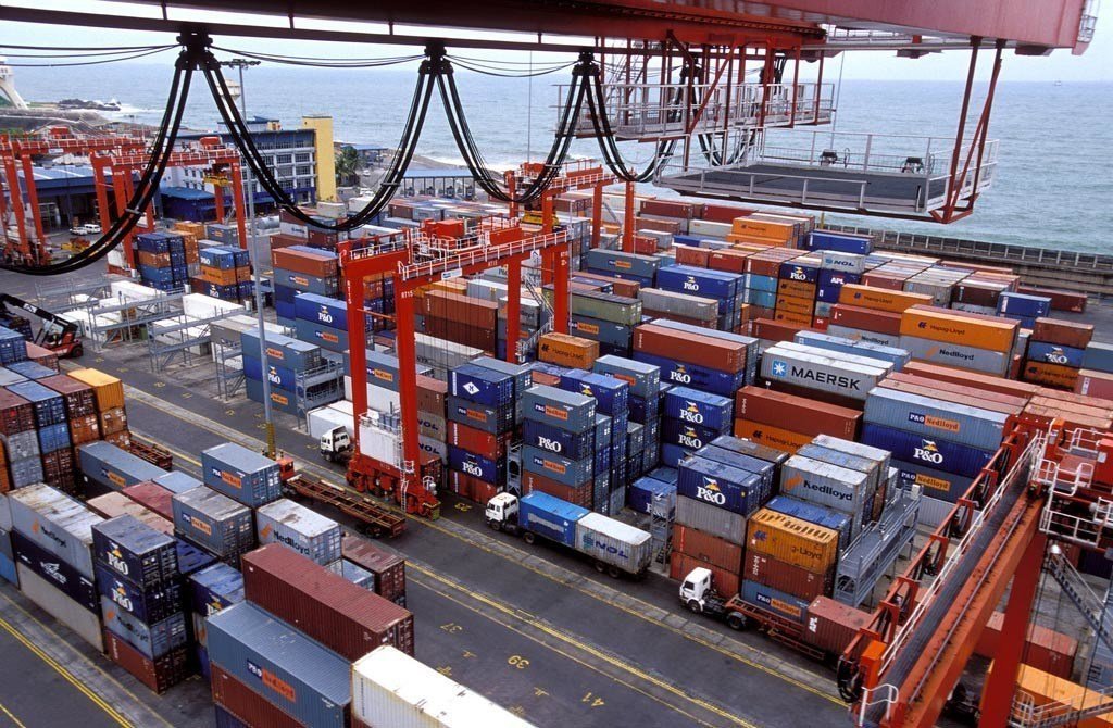 Quay cranes on docks in Sri Lanka. The global economy is critically dependent on the international merchant fleet of carriers and tankers to keep commodities moving swiftly, safely and efficiently. Quay cranes on docks in Sri Lanka. The global economy is critically dependent on the international merchant fleet of carriers and tankers to keep commodities moving swiftly, safely and efficiently.