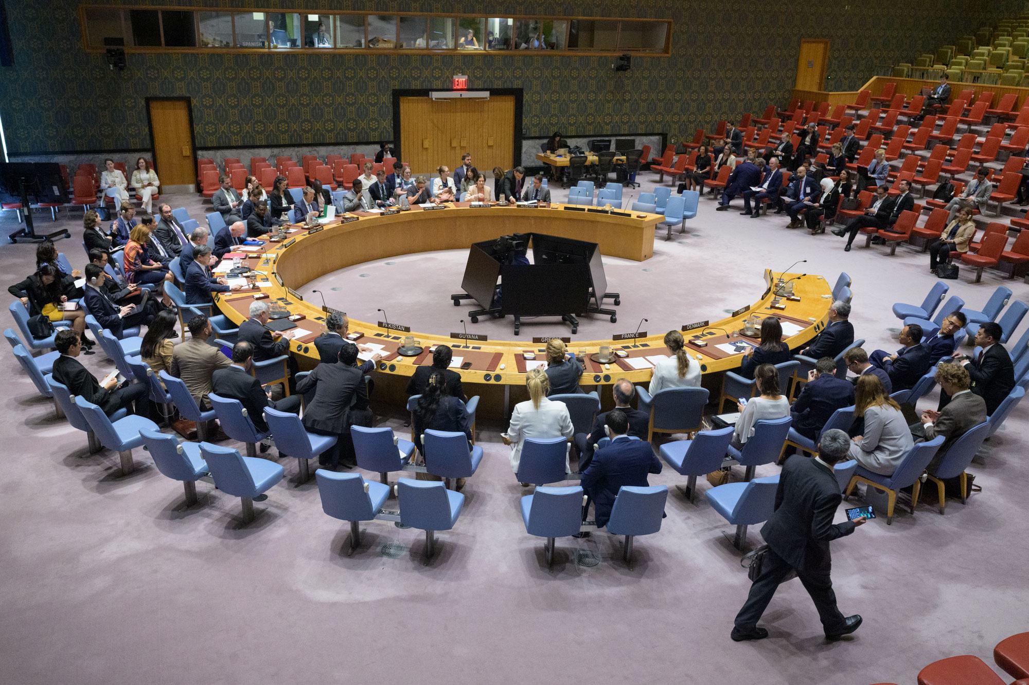 The UN Security Council meets to discuss the situation in Syria. The UN Security Council meets to discuss the situation in Syria.