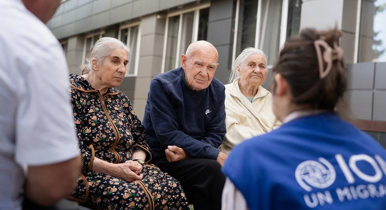 ‘Never be afraid to ask for help’: Ukrainians scarred by war find space to heal