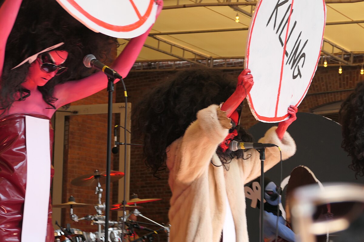 The Voluptuous Horror of Karen Black performs as part of Vaginal Davis' exhibit at MOMA PS1