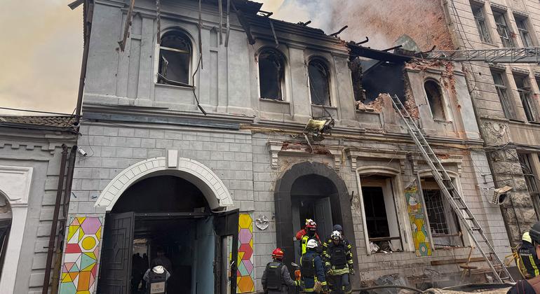 Deadly overnight attack in Ukraine condemned by senior UN officials