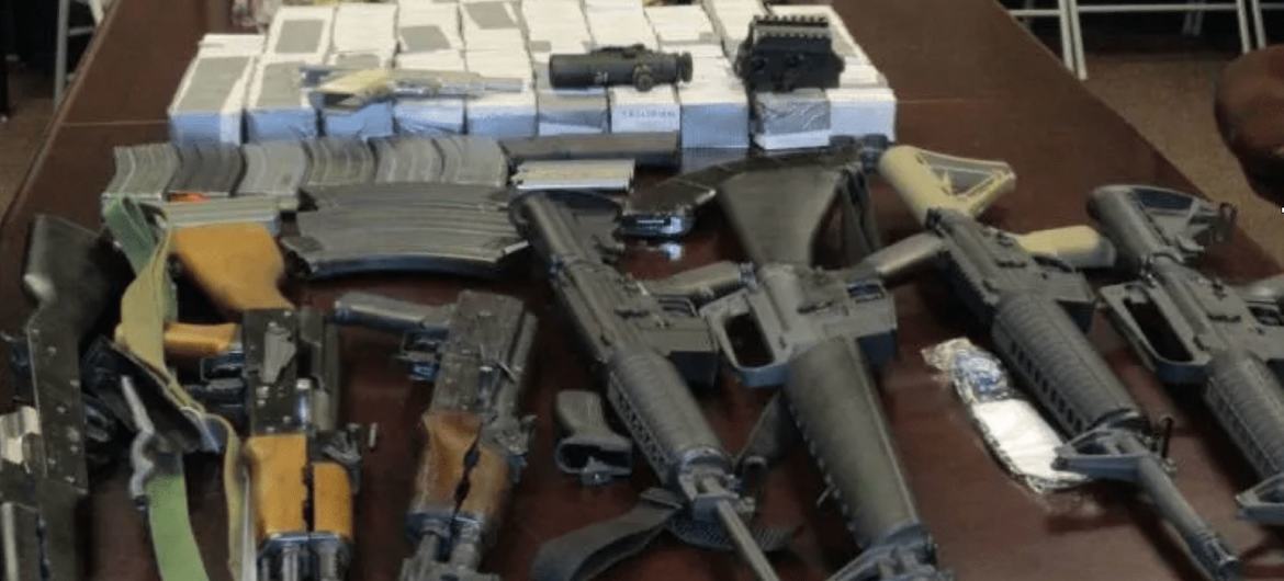 Weapons and ammunition are often trafficked into Haiti along the same routes as drugs. Weapons and ammunition are often trafficked into Haiti along the same routes as drugs.