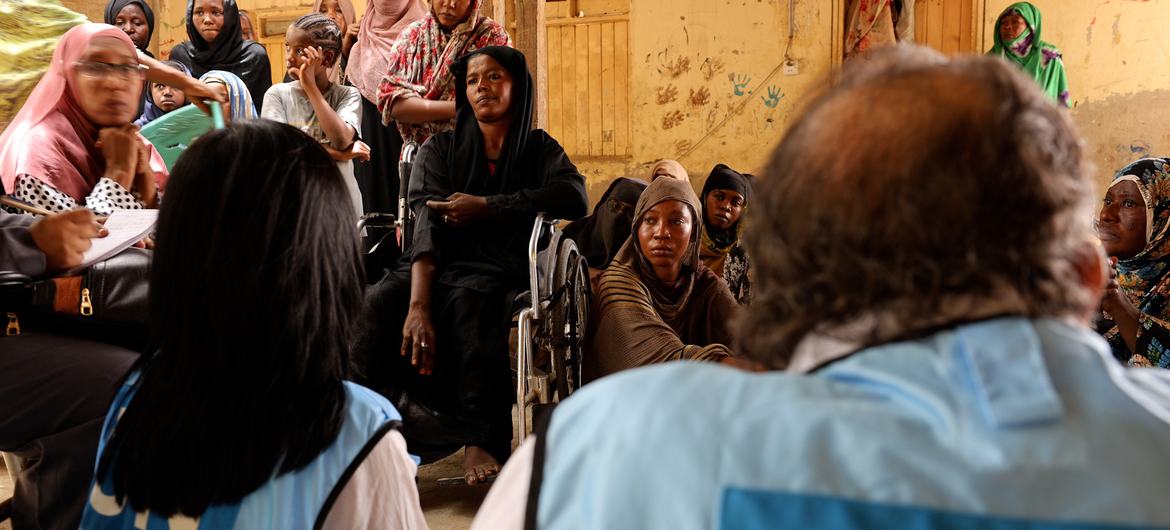 OHCHR Team in Sudan listens to Sudanese women in Khartoum.