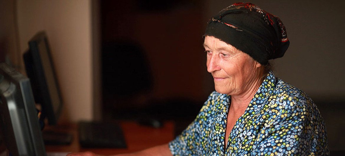 Lifelong learning helps an older woman in Georgia retool skills that open continued opportunities for income.