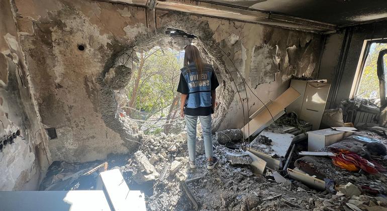 Overnight strikes leave death, destruction and power outages in Ukraine