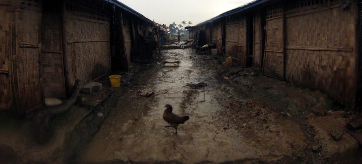 An IDP camp in Rakhine state, Myanmar. (file) Photo: Pierre Peron/OCHA