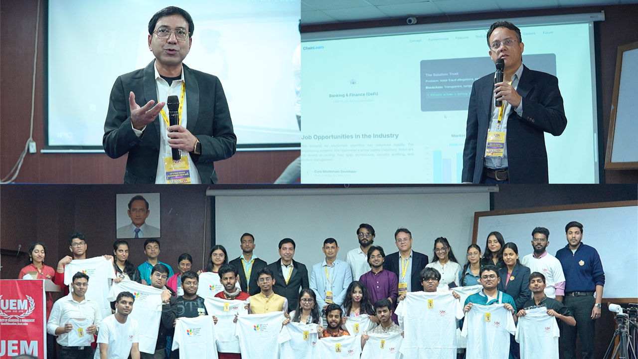 Kolkata International Blockchain Association collaborates with UEM Kolkata for two-day CHAINSPHERE Event