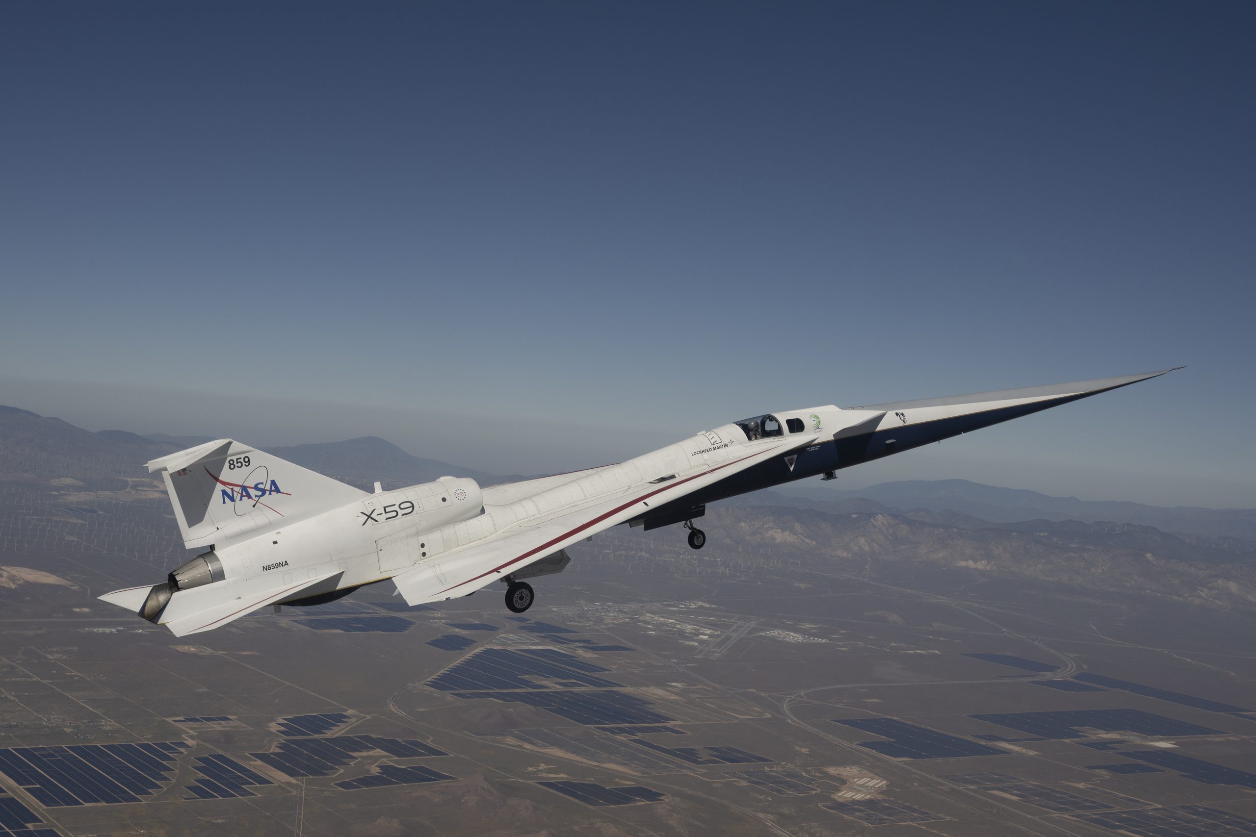 NASA’s X-59 Experimental Supersonic Aircraft Makes Second Flight