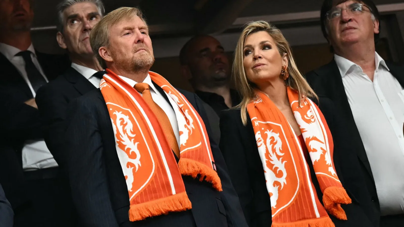 Dutch Royals Swap Orange For Blue As They Cheer For Netherlands, Then Curacao At FIFA World Cup